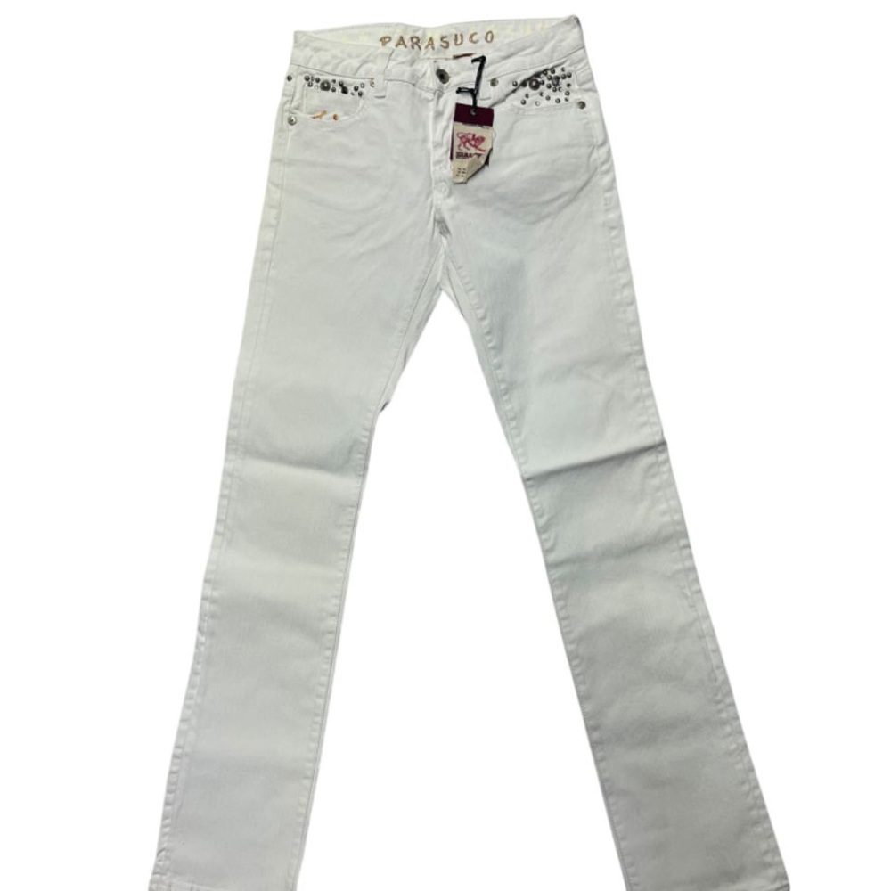 NWT Vintage Parasuco Jeans White  size 26 27 28 29 30